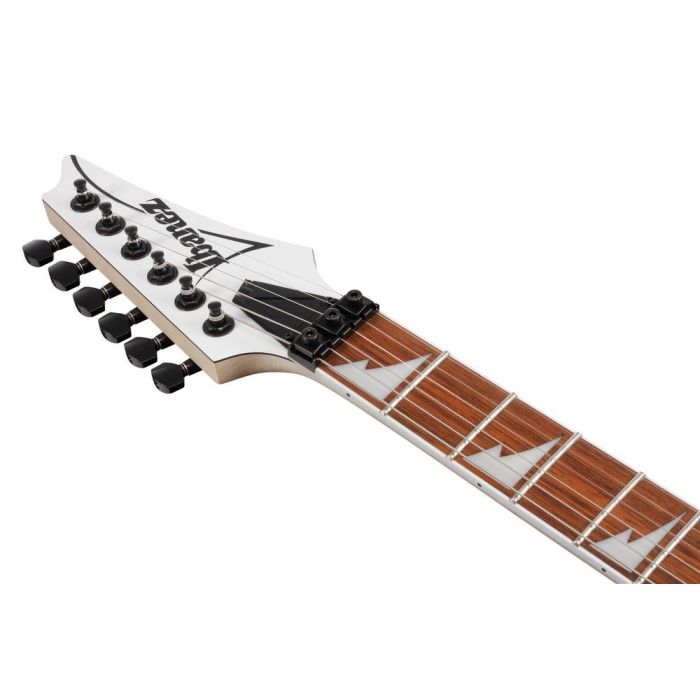 Ibanez Rg450dxb wh White Electric Guitar, headstock front