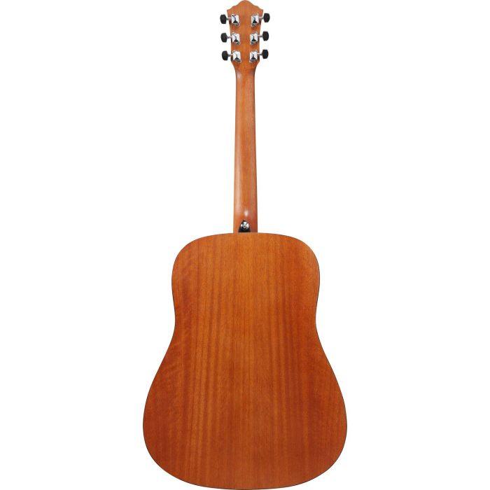 Ibanez V40 opn Open Pore Natural Acoustic Guitar, rear view