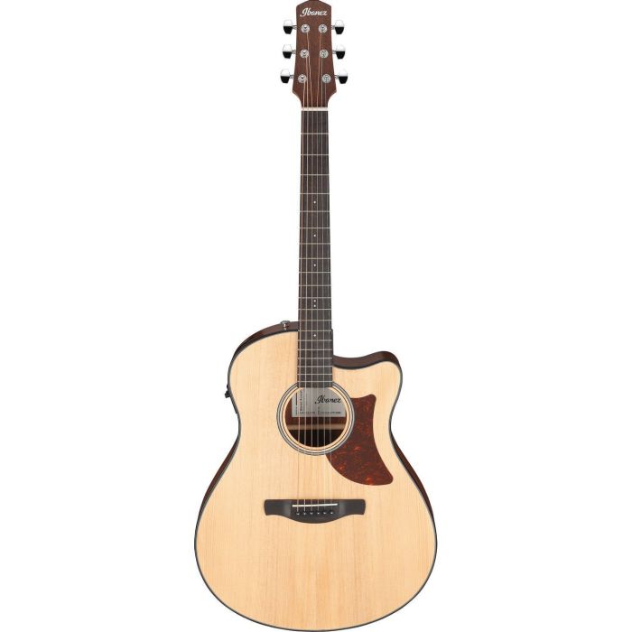 Ibanez Aam50ce opn Open Pore Natural Electro acoustic Guitar, front view