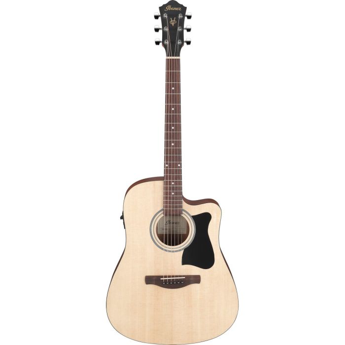 Ibanez V40ce opn Open Pore Natural Electro acoustic Guitar, front view