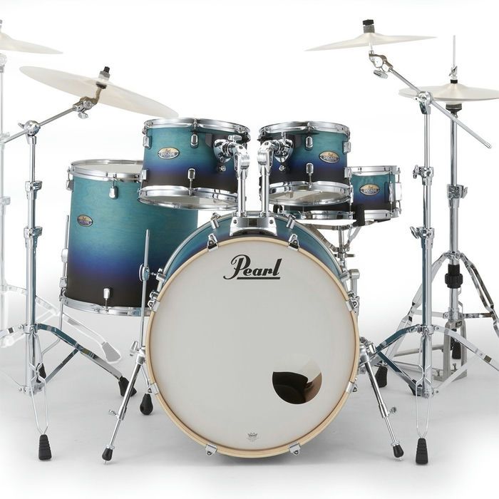 Pearl LTD Edition Decade Maple Azure Daybreak 22" Shell Pack front