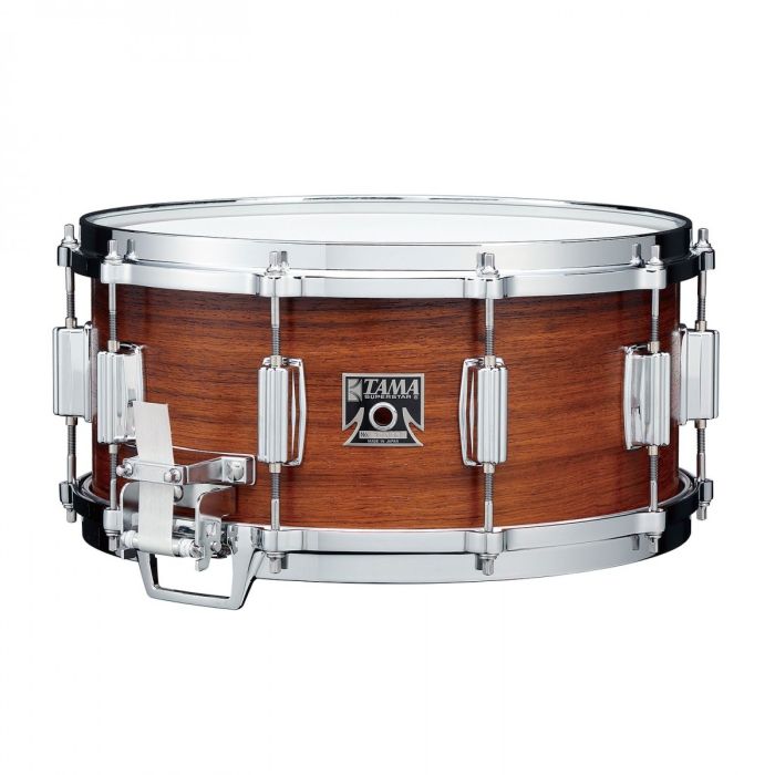 Tama Mastercraft Rosewood 14x6.5 Snare Drum featuring 7.5mm, 15ply All Rosewood Shell front