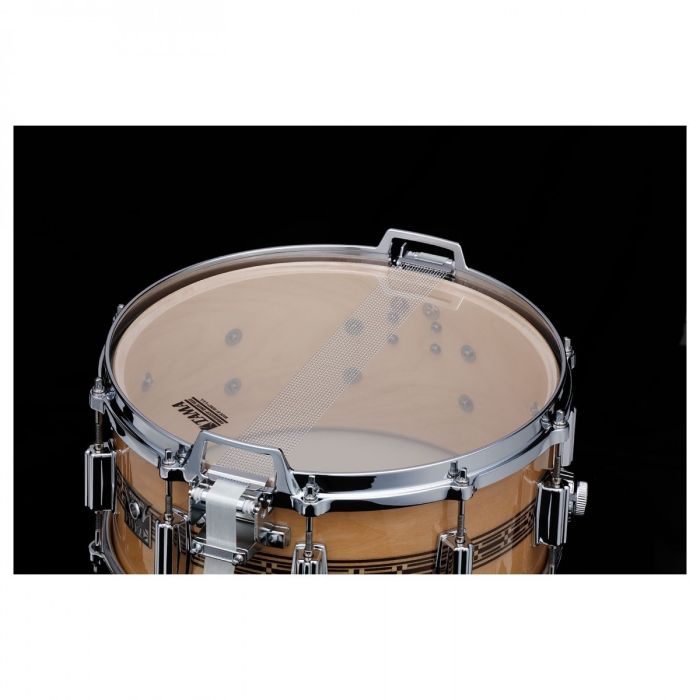 Tama Mastercraft Artwood 14x6.5 Snare Drum featuring 9mm, 6ply All Birch Shell snare side