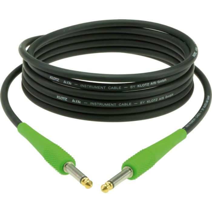 Klotz KIKC Green Instrument Cable 6m