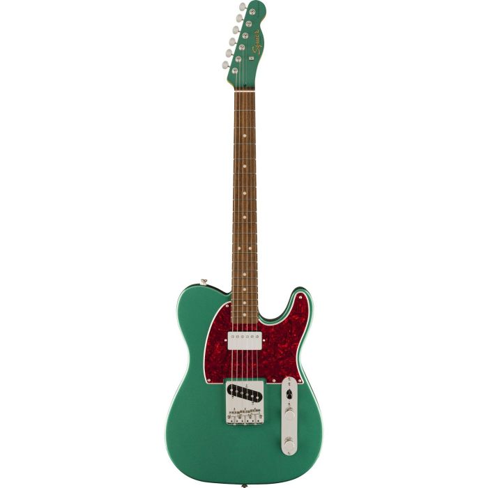Squier FSR Classic Vibe 60s Tele SH LRL TSPG Matching HS Sherwood Green, front view