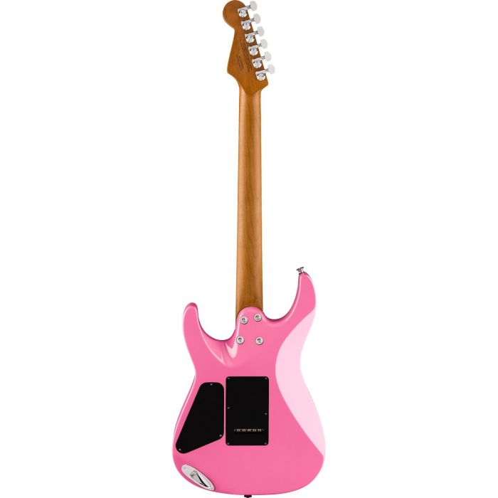 Charvel Pro Mod DK24 HH 2PT CM Bubblegum Pink Electric Guitar, rear view