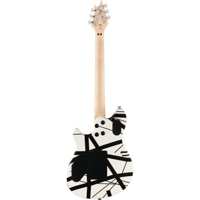 EVH Wolfgang Special w Gig Bag Black and White Electric Guitar, rear view