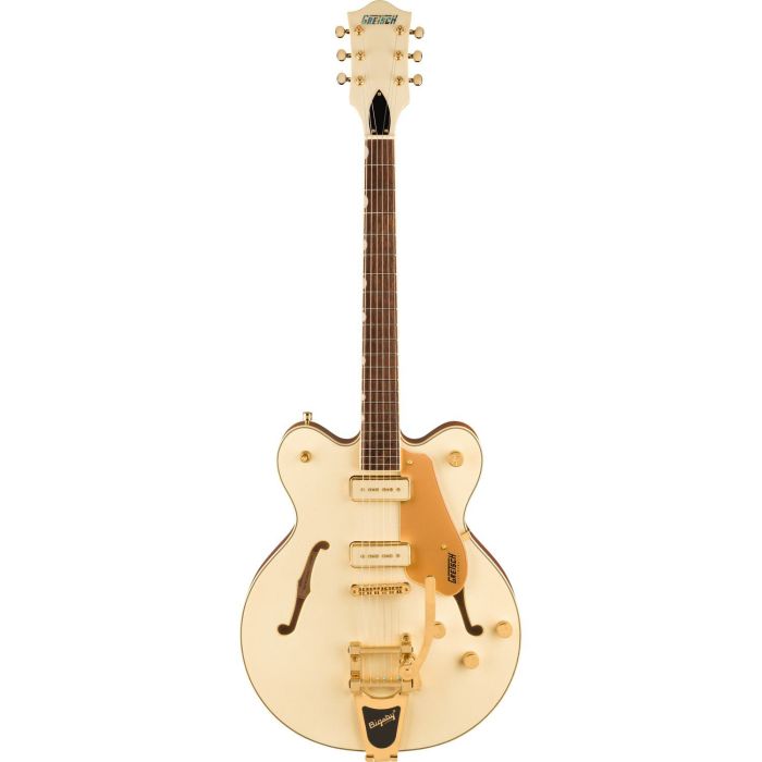 Gretsch Electromatic LTD Pristine CB White Gold Electric Guitar, front view
