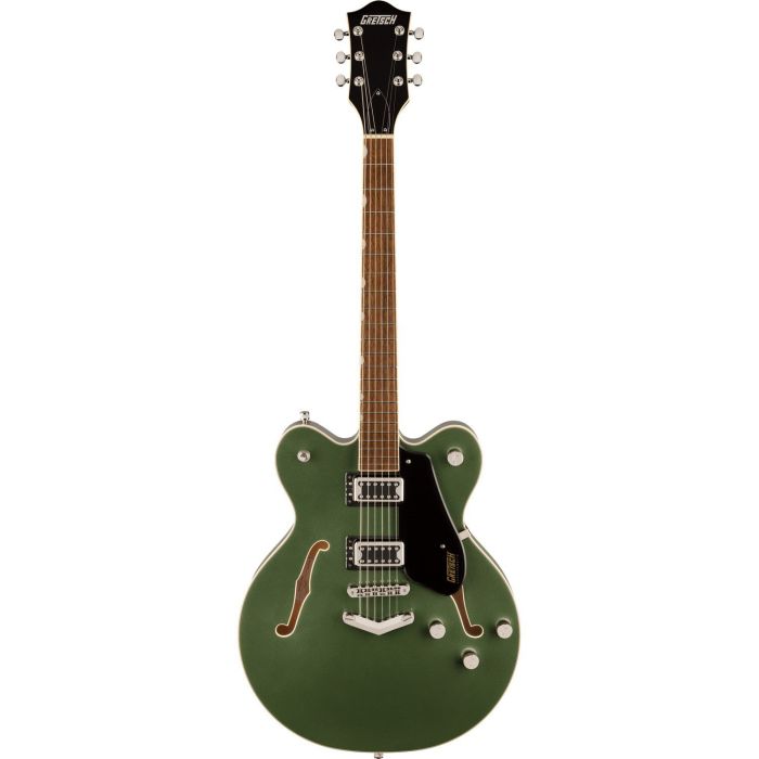 Gretsch Electromatic G5622 CB Olive Metallic Electric Guitar, front view