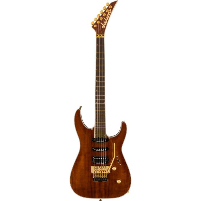 Jackson Pro Plus Series SLA Natural Walnut Electric Guitar, front view