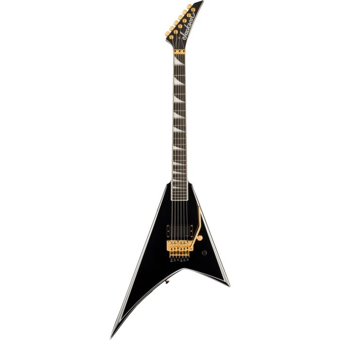 Jackson Concept Series JCP RR24MG 1H Black w White Pinstripes Guitar, front view