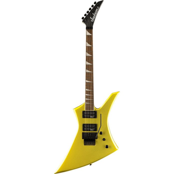 Jackson X Series KEX Lime Green Metallic Electric Guitar, front view