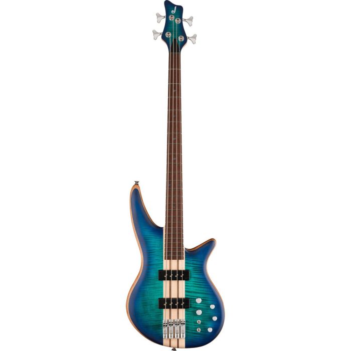 Jackson Pro Series SPECTRA Chlorine Burst Bass Guitar, front view