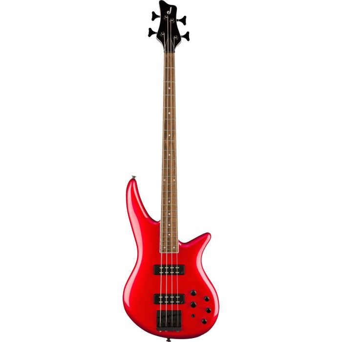 Jackson X Series SPECTRA IV Candy Apple Red Bass Guitar, front view