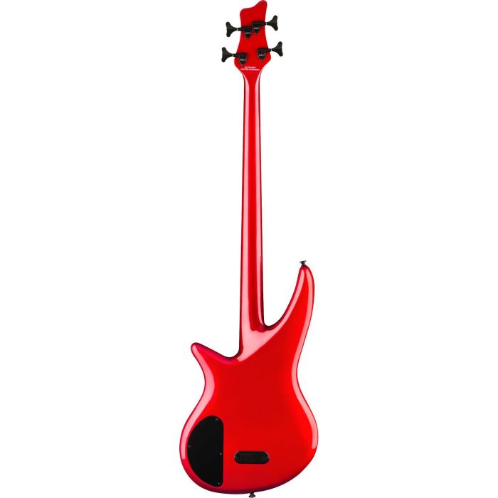 Jackson X Series SPECTRA IV Candy Apple Red Bass Guitar, rear view