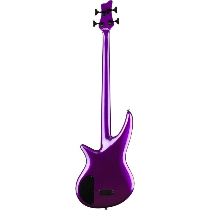 Jackson X Series SPECTRA IV Deep Purple Metallic Bass Guitar, rear view