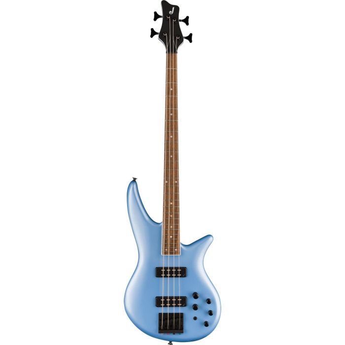 Jackson X Series SPECTRA IV Matte Blue Frost Bass Guitar, front view