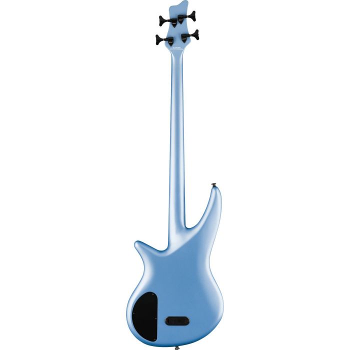 Jackson X Series SPECTRA IV Matte Blue Frost Bass Guitar, rear view