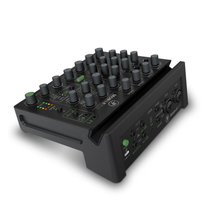 Mackie Mobilemix 8 Channel USB Live Sound and Streaming Mixer Back Angle