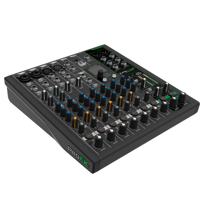 Mackie ProFX10v3+ Analogue USB Mixing Desk With Bluetooth Angled
