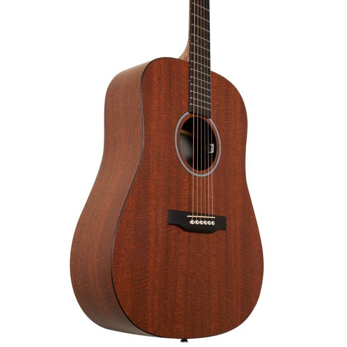 Martin D-X1E HPL Mahogany Electro Acoustic Guitar Angled