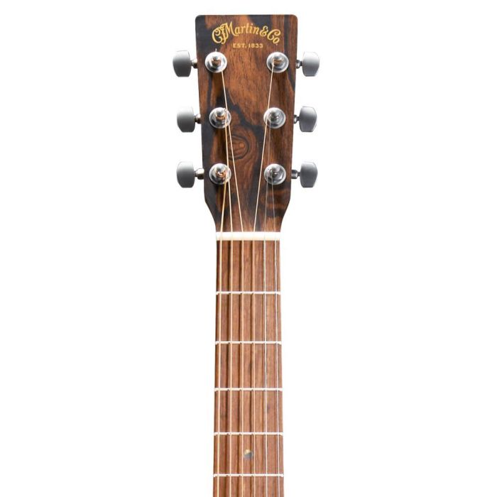Martin D-X2E Ziricote HPL Sunburst Electro Acoustic Guitar Headstock