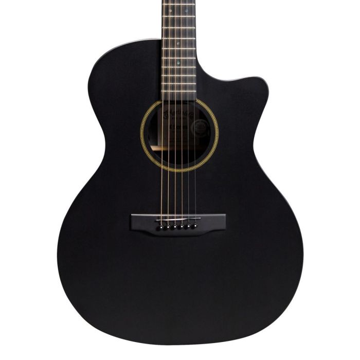 Martin GPC-X1E HPL Black Top Electro Acoustic Guitar Body