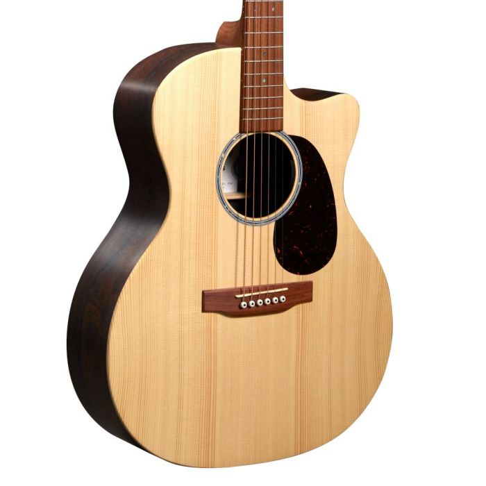 Martin GPC-X2E Cocobolo Electro Acoustic Guitar Angled