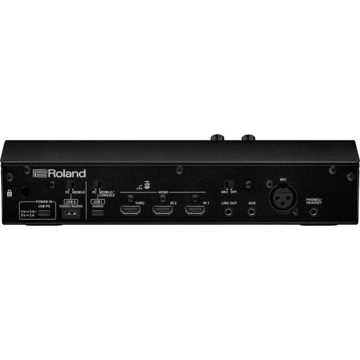 Roland Bridge Cast X Dual Bus Streaming Mixer And Video Capture Back