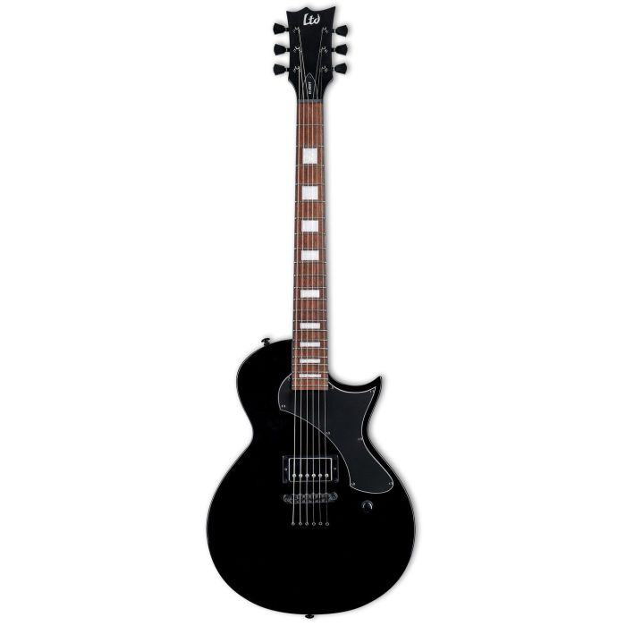 ESP LTD Eclipse EC 201 FT Black Electric Guitar, front view