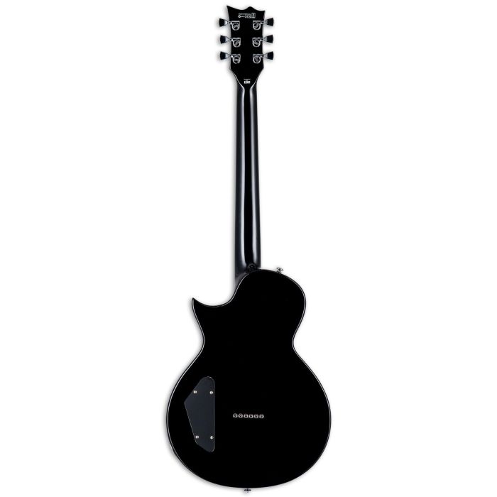 ESP LTD Eclipse EC 01 FT Black Electric Guitar, rear view