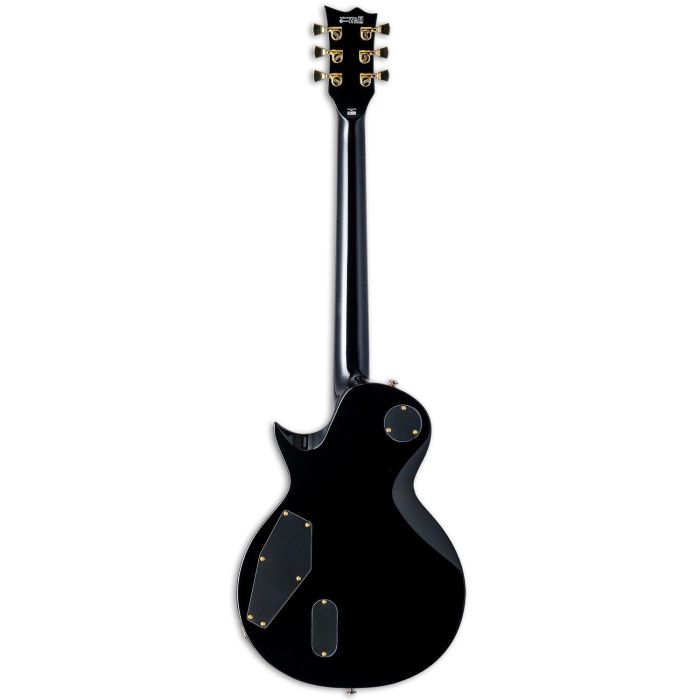 ESP LTD Eclipse EC 1000 Black Fluence Electric Guitar, rear view