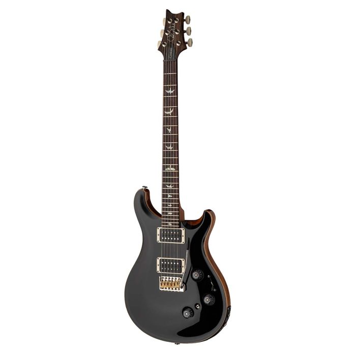 PRS Custom 24 Electric Guitar, Black Top (2024) Angled