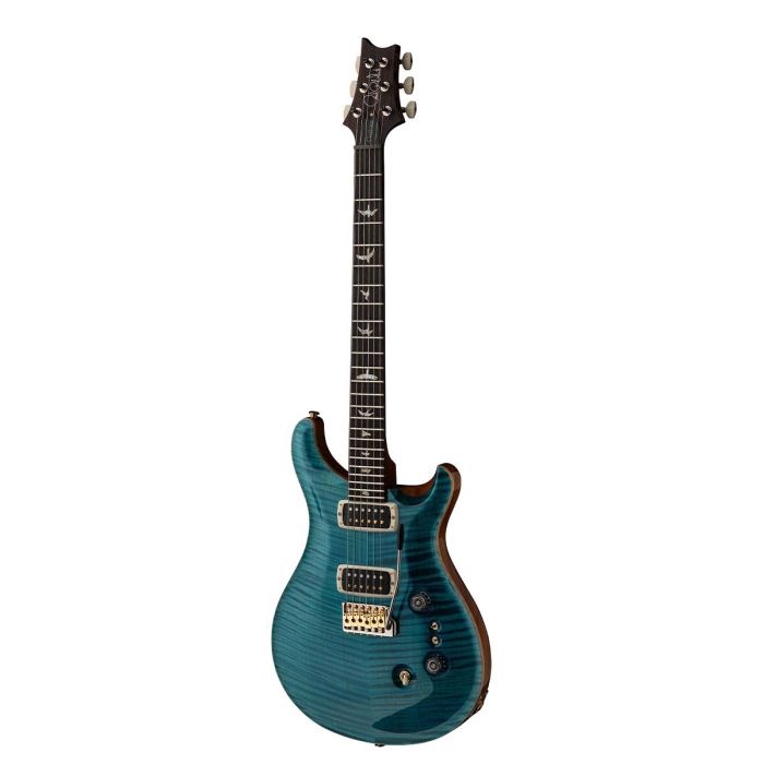 PRS Custom 24-08 Electric Guitar, Carroll Blue (2024) Angled