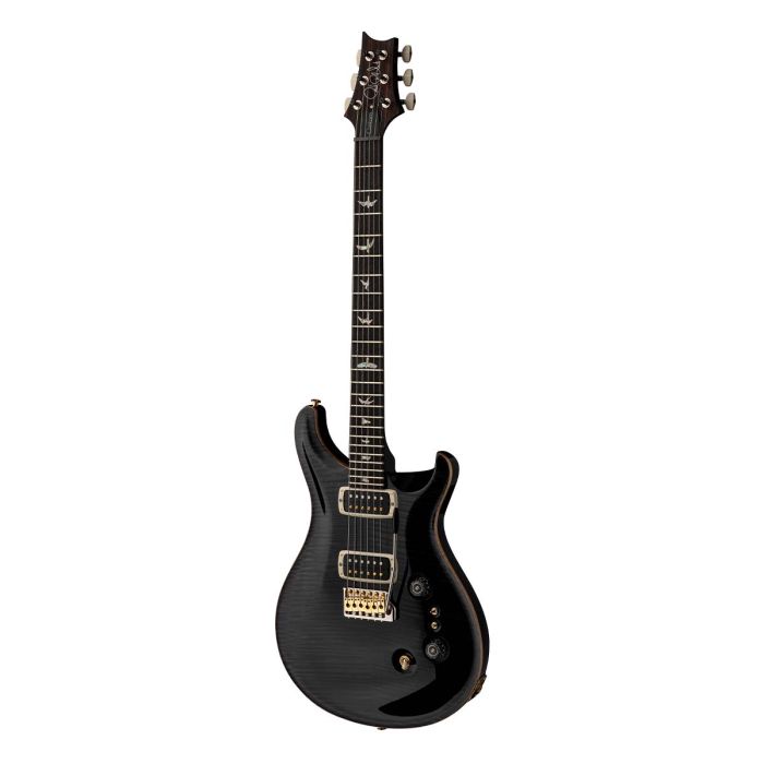 PRS Custom 24-08 Electric Guitar, Gray Black (2024) Angled