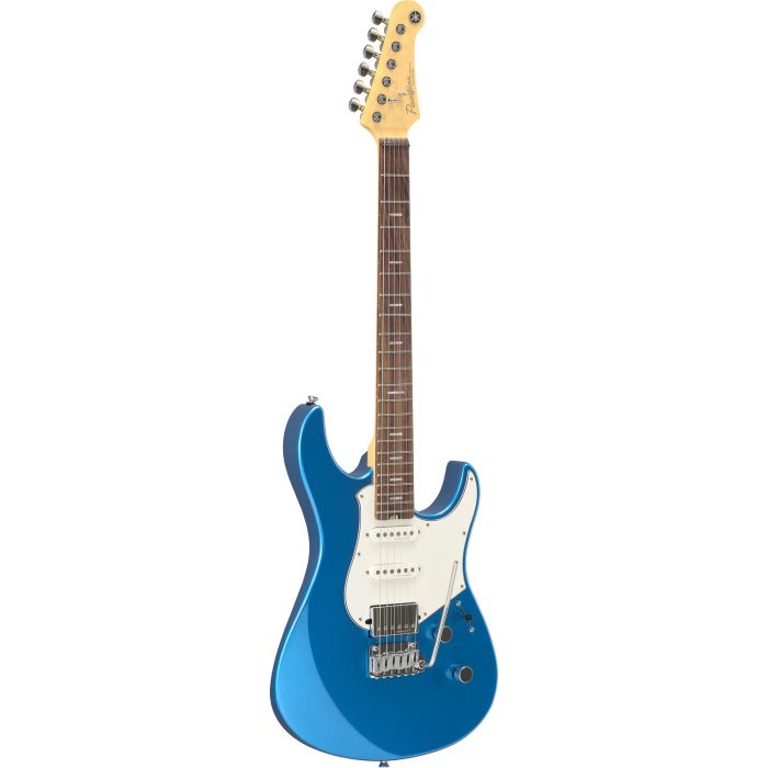 Yamaha Pacifica Professional PACP12 Sparkle Blue w Case, angled view