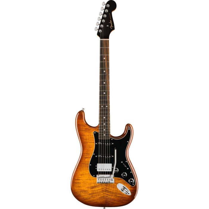 Fender FSR American Ultra Stratocaster HSS, Tigers Eye front view