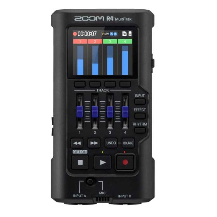 Zoom R4 MultiTrak Handheld 4-Track Recorder front