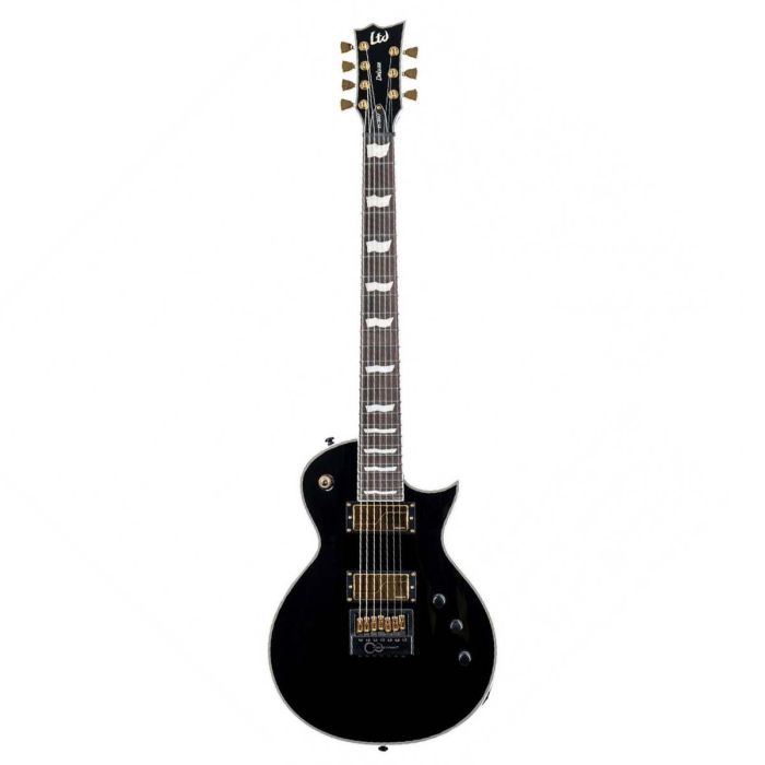 ESP LTD Eclipse EC-1007B Evertune Black Electric Guitar Front