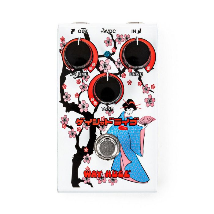 Way Huge Smalls Geisha Drive Overdrive Pedal, top-down view