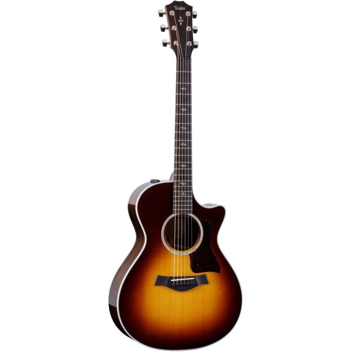 Taylor 412ce-R Electro Acoustic Guitar, Tobacco Sunburst front view