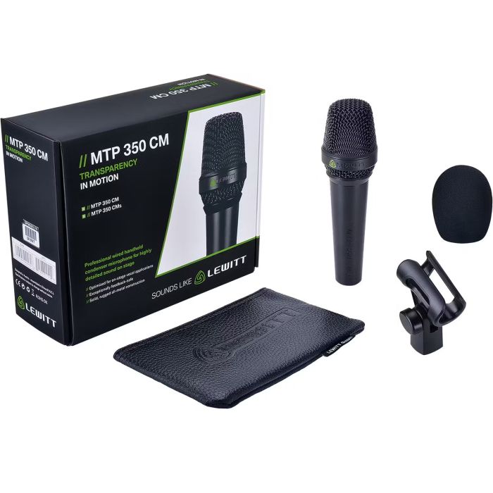 Lewitt MTP 350 CM Handheld Condenser Vocal Microphone Overview