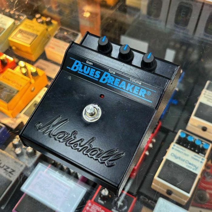 Pre-Owned Marshall Blues Breaker V1 Pedal, 1992 angled view