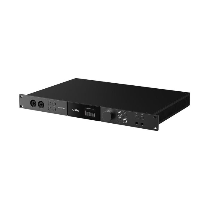Audient Oria USB Interface & Immersive Monitor Controller with Support for Dolby Atmos Angled