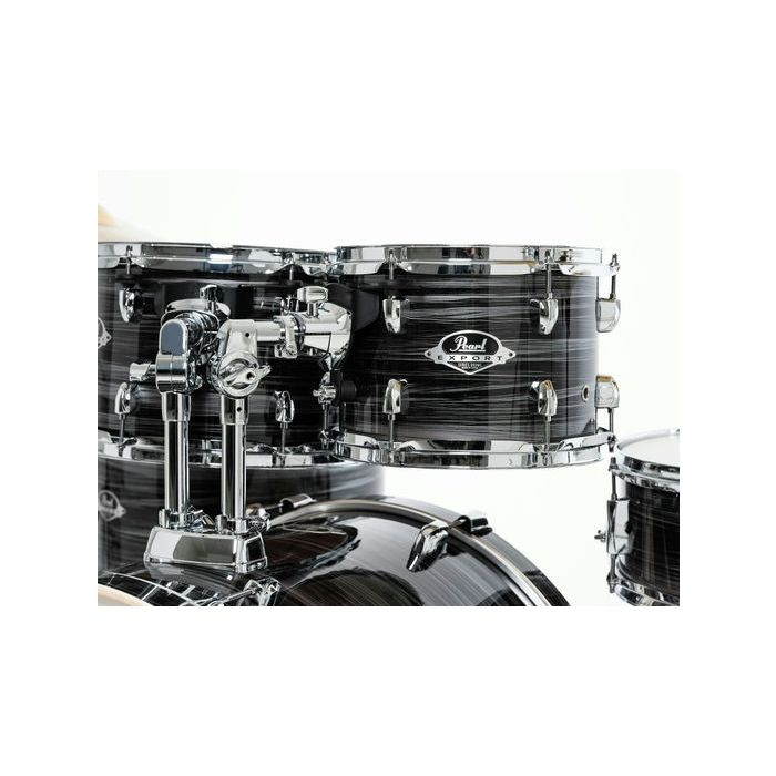 Pearl Export 5 Piece Drum Kit 22" Fusion inc HWP-834 and SBR Cymbals Graphite Silver Twist 10" Tom