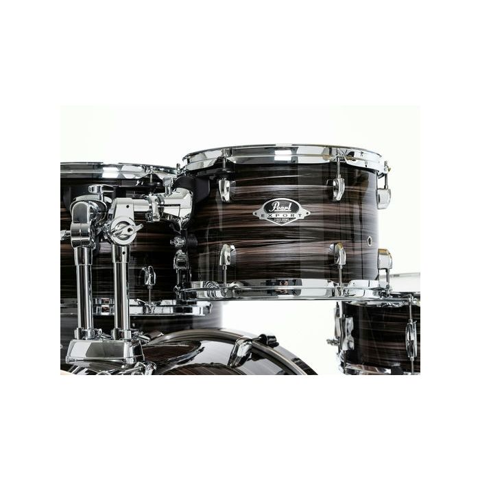 Pearl Export 5 Piece Drum Kit 22" inc HWP-834 and SBR Cymbals Metallic Amethyst Twist 12" tom