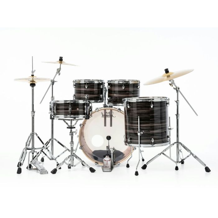 Pearl Export 5 Piece Drum Kit 22" inc HWP-834 and SBR Cymbals Metallic Amethyst Twist back