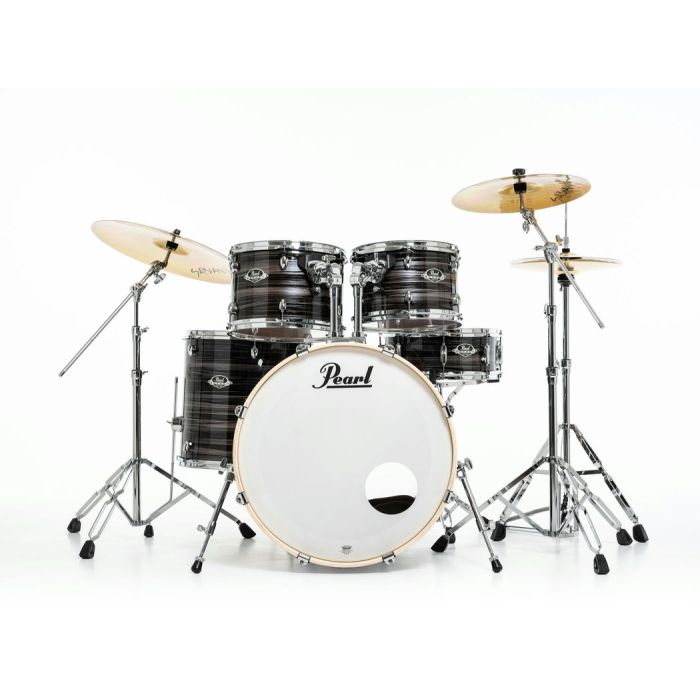 Pearl Export 5 Piece Drum Kit 22" inc HWP-834 and SBR Cymbals Metallic Amethyst Twist front