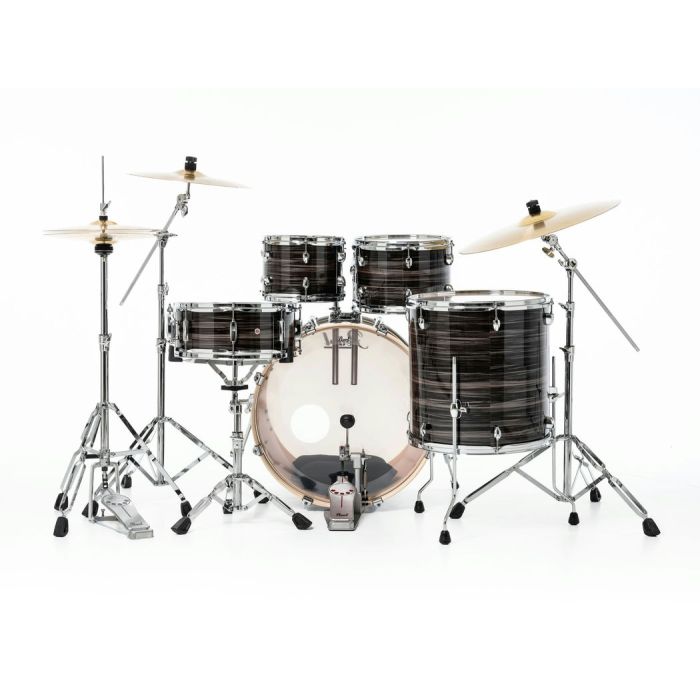 Pearl Export 5 Piece Drum Kit 22" Fusion inc HWP-834 and SBR Cymbals Metallic Amethyst Twist back
