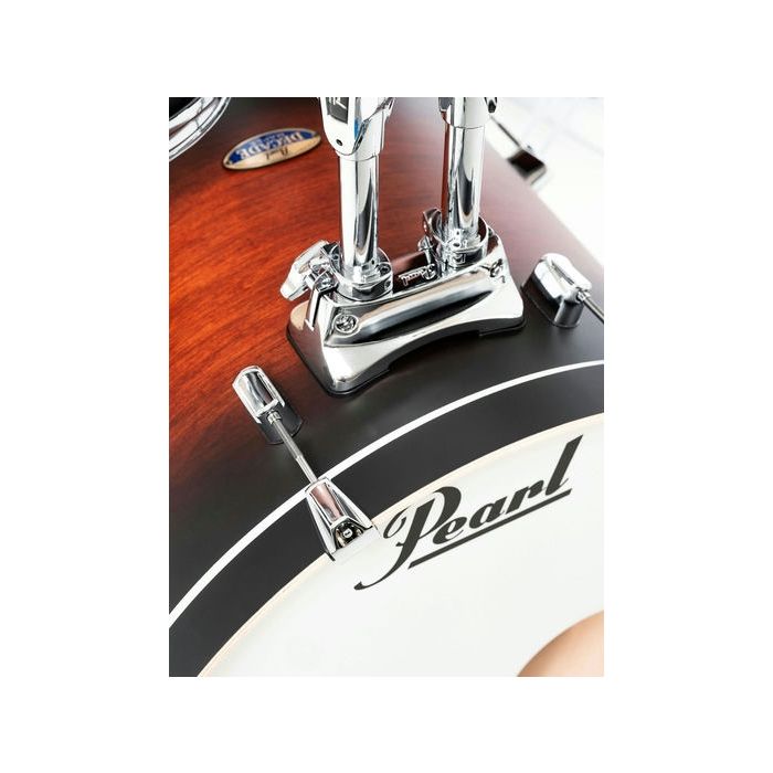 Pearl Decade Maple 5 Piece 20" Drum Kit inc HWP-834 Satin Brown Burst bass drum mount